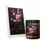 Alani Scented Candles Cherry Blossom & Plum with black frame with white frame