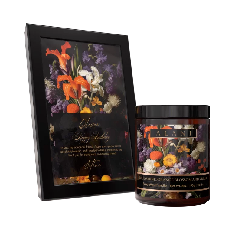 Alani Scented Candles Iris, Jasmine, Orange Blossom & Violet