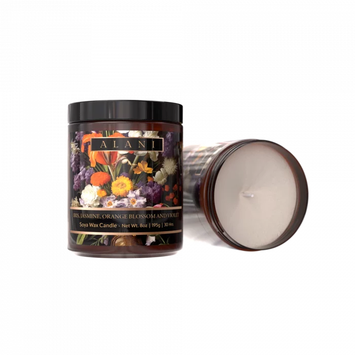 Alani Scented Candles Iris, Jasmine, Orange Blossom & Violet
