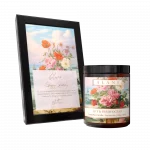 Alani Scented Candles Lily & Fresh Ocean black frame