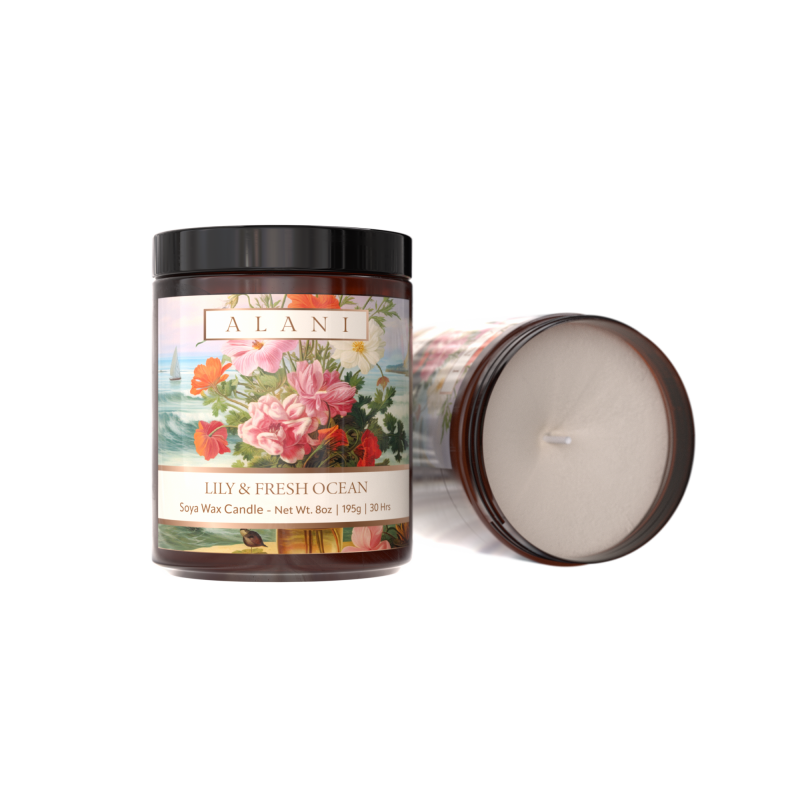 Alani Scented Candles Lily & Fresh Ocean