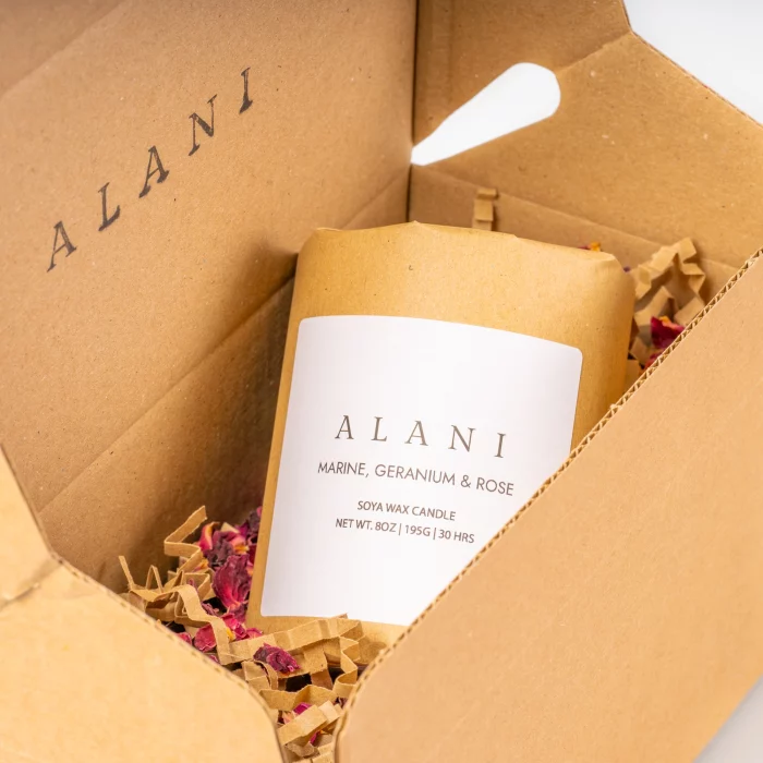 Marine, Geranium & Rose Candle - Image 5