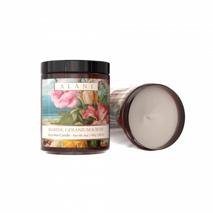 Alani Scented Candles Marine, Geranium & Rose