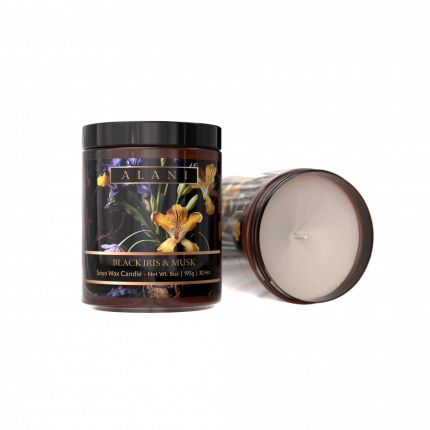 Black Iris & Musk Candle